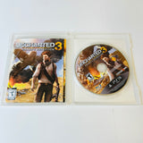 Uncharted 3: Drake's Deception (Sony PlayStation 3, 2011) CIB, Complete