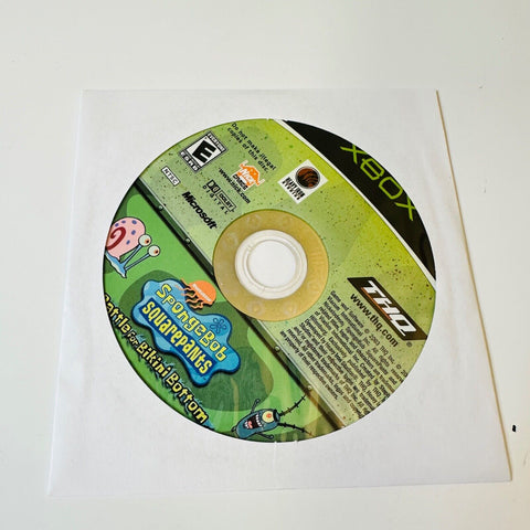 Spongebob Squarepants Battle For Bikini Bottom - Xbox, Disc Surface Is As New!