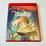 Ni No Kuni: Wrath of the White Witch (PS3, 2013) CIB, Complete, VG