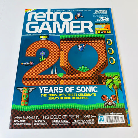 Retro Gamer Magazine 20 Years Of Sonic Issue 91