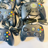 Lot Of 9  Xbox Original Controllers No Breakaway cable - For Parts Only, AS IS!