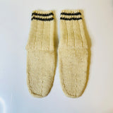 Hand Knit 100% Pure Sheep Wool Socks, Knit in Zlatibor Serbia, Ships from Canada