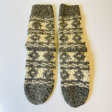 Hand Knit 100% Pure Sheep Wool Socks, Knit in Zlatibor Serbia, Ships from Canada