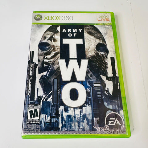 Army of Two (Microsoft Xbox 360, 2008) CIB, Complete, Disc Surface Is As New!