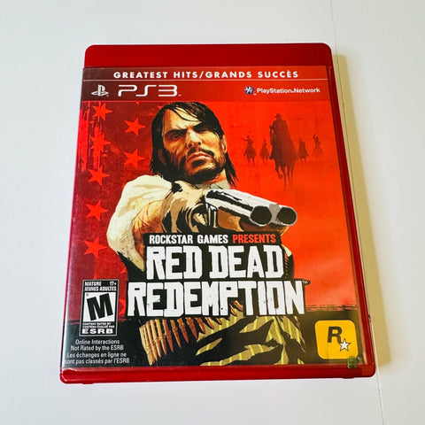 Red Dead Redemption (PS3 PlayStation 3 Sony) CIB Complete w/ Manual