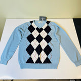 Zara Boys Argyle V-neck Sweater Sz 13-14, Brand New with Tag