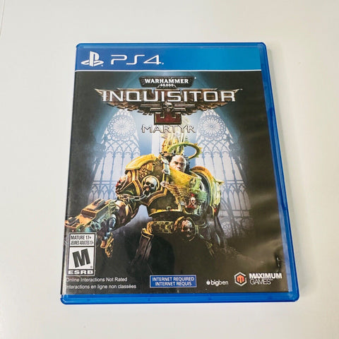 Warhammer 40K: Inquisitor  - Martyr - Sony PlayStation 4 PS4, CIB, Complete, VG