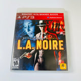 LA Noire PS3 (Sony PlayStation 3, 2011) CIB, Complete, VG