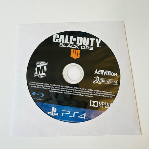 Call of Duty: Black Ops 4 (PlayStation 4, 2018) Disc