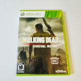 The Walking Dead: Survival Instinct (Xbox 360) CIB Complete, Disc Surface As New