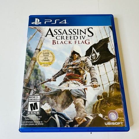 Assassin's Creed IV: Black Flag ( PlayStation 4, PS4 2013) CIB, Complete, VG