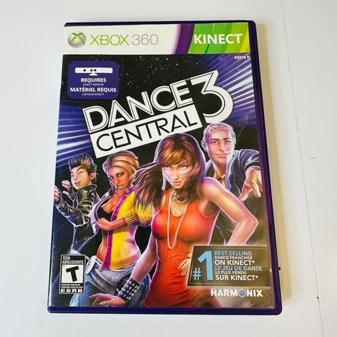 Dance Central 3 (Xbox 360, 2012) CIB, Complete, Disc Surface Is As New!