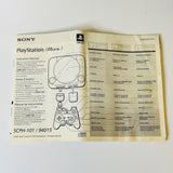 PlayStation PS one Instruction MANUAL Console SCPH-101  94015 Eng Fren Span
