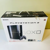 Sony PlayStation 3 80GB Console - Black PS3 CECHL01 Complete With Box!