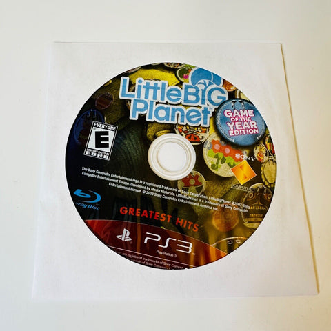 LittleBigPlanet Game of the Year Edition (Sony PlayStation 3,2009) Disc