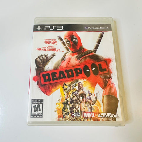 Deadpool (Sony PlayStation 3, 2013) PS3, Disc is Very Good!