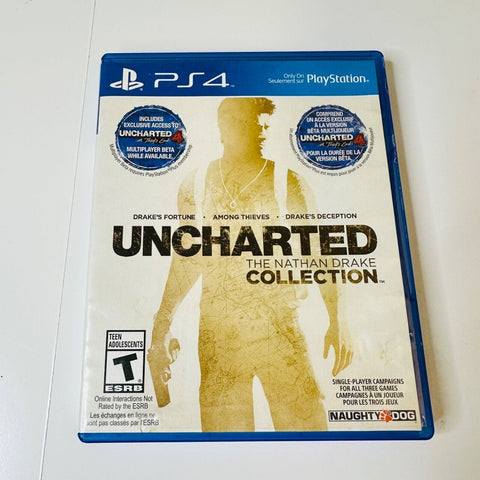 Uncharted: The Nathan Drake Collection (PlayStation 4, 2015) CIB, Complete, VG