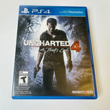 Uncharted 4 A Thief's End (PS4, Sony PlayStation 4) CIB, Complete, VG