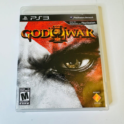 God of War 3 III (Sony PlayStation 3, PS3, 2010) CIB, Complete, VG