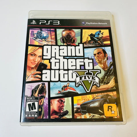 Grand Theft Auto V - With Map (PlayStation 3, 2013) PS3, CIB, Complete, VG