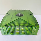 Microsoft Original Xbox Halo Special Edition Green has games loaded Read Please!