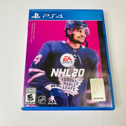 NHL 20 (Sony PlayStation 4, PS4 2019) CIB, Complete, VG