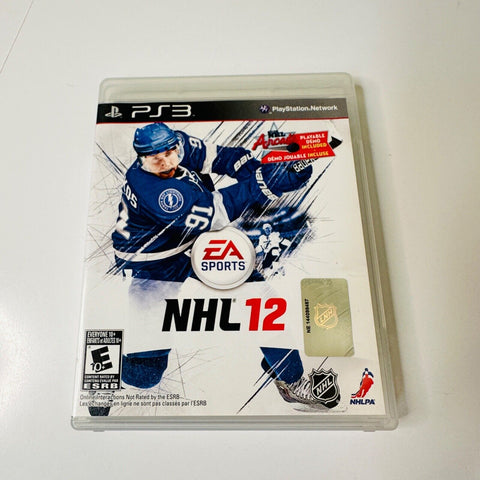 NHL 12 PS3 (Sony PlayStation 3, 2011) CIB, Complete