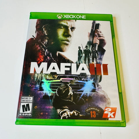 Mafia III (Microsoft Xbox One, 2016) CIB, Complete with Map, VG