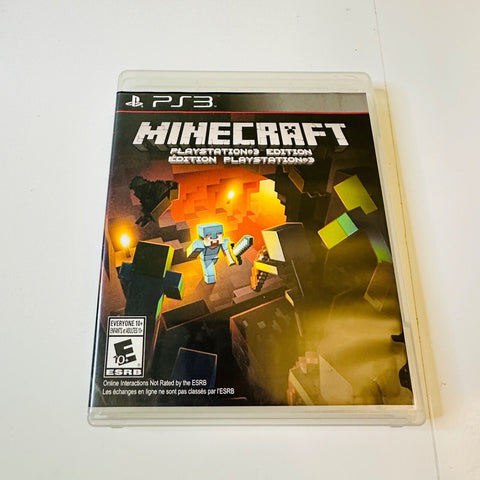 Minecraft (Sony Playstation 3, 2014) PS3 CIB, Complete, VG