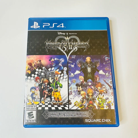 Kingdom Hearts HD 1.5 + 2.5 Remix Playstation 4, PS4 - CIB, Complete, VG