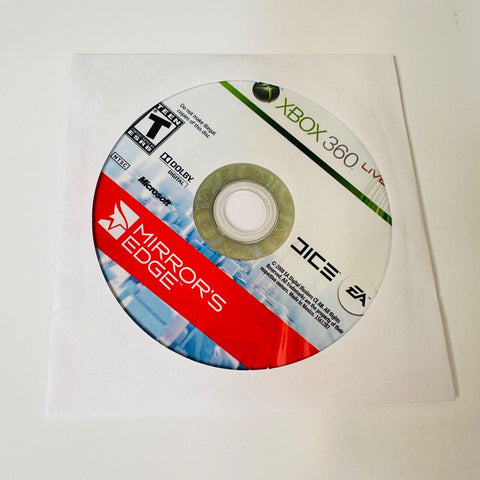 Mirror's Edge (Microsoft Xbox 360, 2008) Disc Surface Is As New!