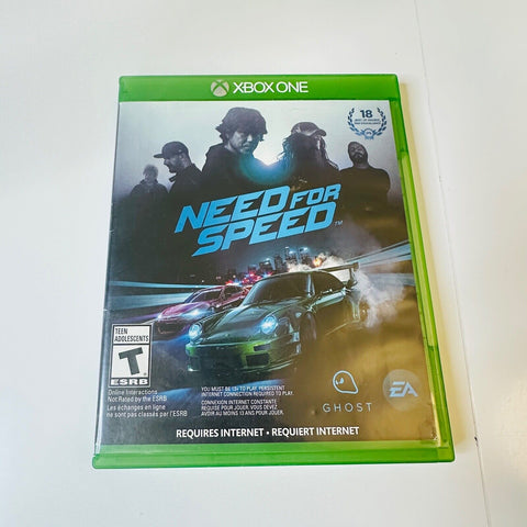 Need for Speed (Microsoft Xbox One, 2015) CIB, Complete, VG