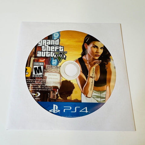 Grand Theft Auto V (PS4, 2015) Disc