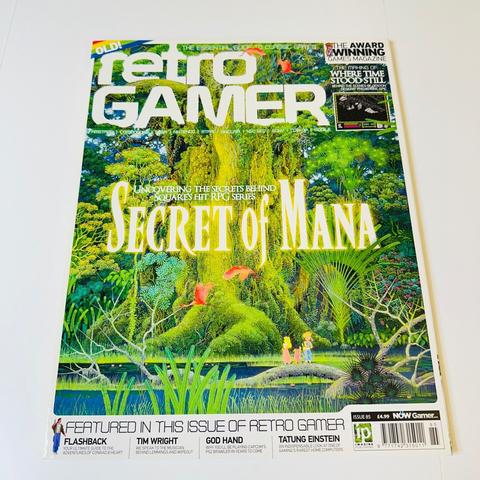 Retro Gamer Magazine Secret Of Mana Issue 85