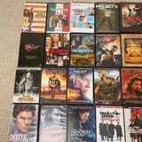Lot of 35 DVD Movies , Great Titles, Troy, Braveheart, Inglorious Bastards etc