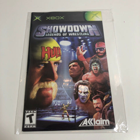Legends of Wrestling: Showdown (Microsoft Xbox, 2004) Manual Only, No Game!