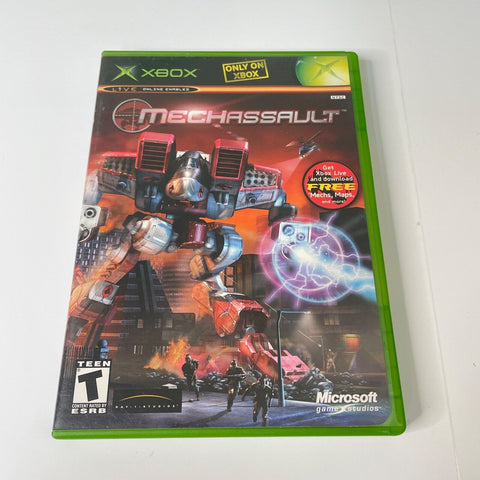 MechAssault (Microsoft Xbox) CIB, Complete, VG Disc Surface Is As New!