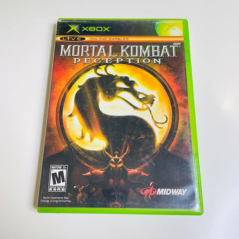 Mortal Kombat: Deception - Microsoft Xbox, CIB, Complete, Disc Surface Is As New