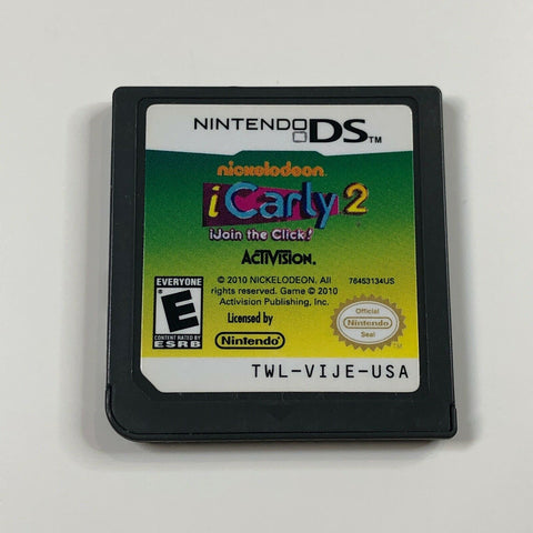 iCarly 2: iJoin the Click (Nintendo DS, 2010) Cart