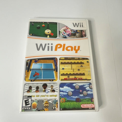 Wii Play (Wii, 2007) CIB, Complete, Disc Surface Is As New!