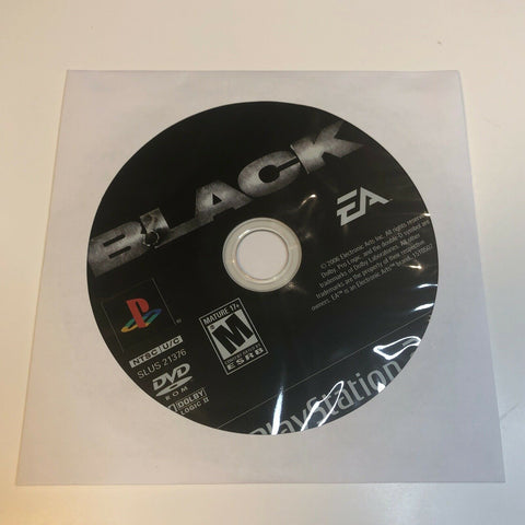Black (Sony PlayStation 2, 2006) PS2, Disc