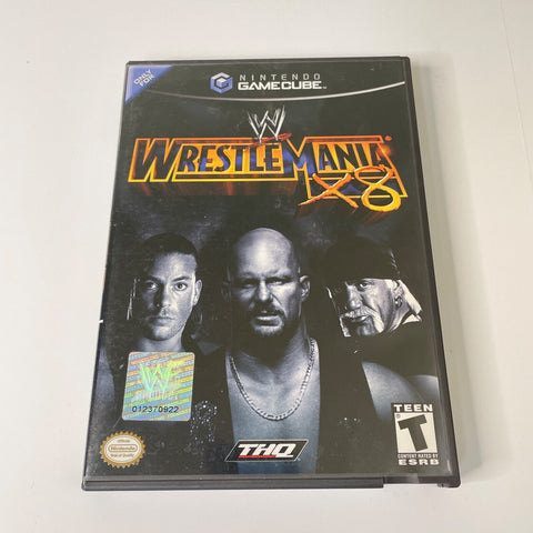 WWE WrestleMania X8 - Nintendo GameCube, CIB, Complete VG Disc Surface Is As New