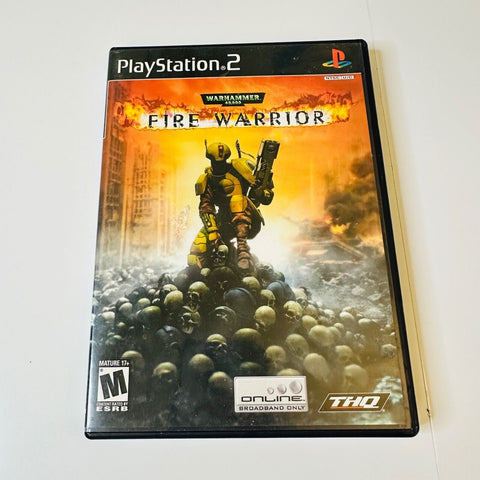 Warhammer 40,000: Fire Warrior (Playstation 2, PS2) CIB, Disc Surface Is As New!