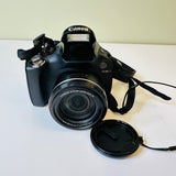 Canon PowerShot SX30 IS 14.1MP Bridge Digital Camera, Black, Excellent, Box, Bag