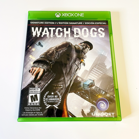 Watch Dogs (Microsoft Xbox One, 2014) CIB, Complete, VG