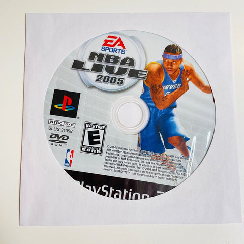 NBA Live 2005 (Sony PlayStation 2, 2004) PS2, Disc Surface Is As New!