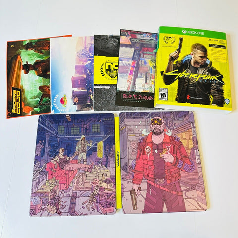 Cyberpunk 2077 - Microsoft Xbox One w/Steelbook Case, CIB, Complete, VG