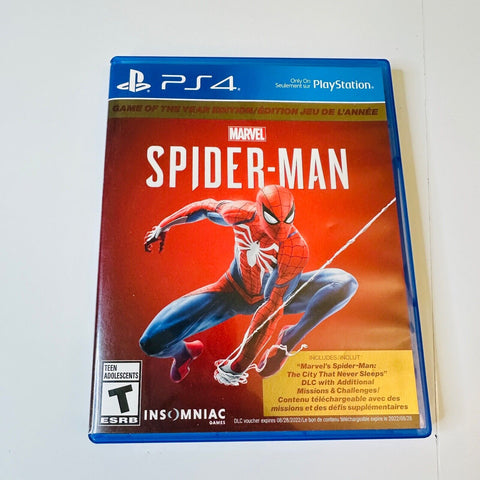 Marvel's Spider-Man: Game of the Year Edition - PlayStation 4, PS4, CIB, VG