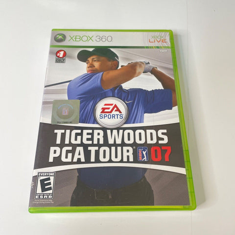 Tiger Woods PGA Tour 07 (Microsoft Xbox 360) CIB, Complete, Disc Surface As New!