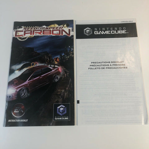 Need for Speed: Carbon (Nintendo GameCube, 2006) Manual Only, No Game!